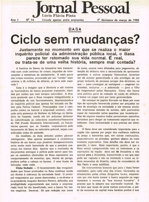 Jornal Pessoal